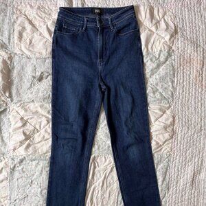 PAIGE High rise Cindy Jeans with‎ hem slits, size 26